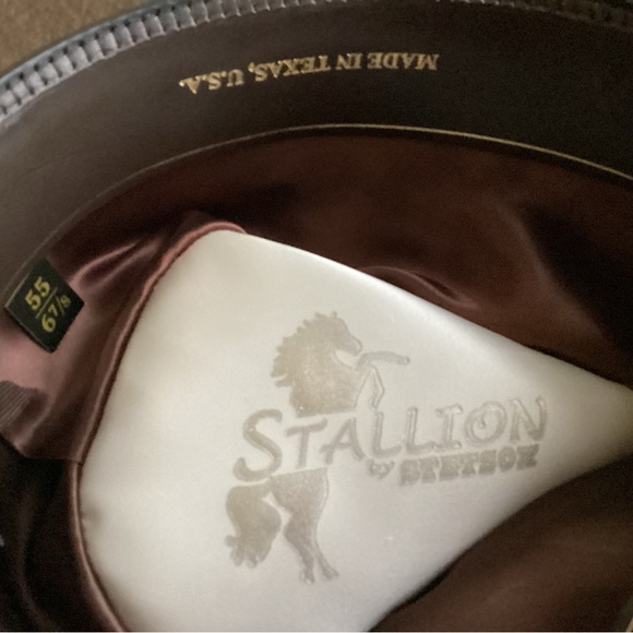 Super Cool Premium Wool STALLION by Stetson size 6 7/8 Hat CLEAN PET/SMOKE-FREE - Picture 3 of 12